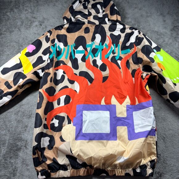 Members Only Nickelodeon Windbreaker Jacket 90s Rugrats Hey Arnold Medium H310 - Picture 5 of 11